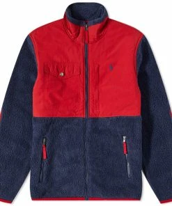 Polo Ralph Lauren Panelled Zip Through Fleece