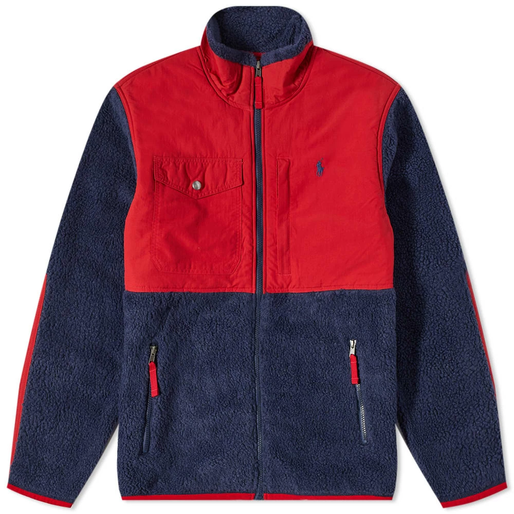 Polo Ralph Lauren Panelled Zip Through Fleece 1 Polo Ralph Lauren Panelled Zip Through Fleece
