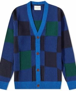 Country Of Origin Check Cardigan