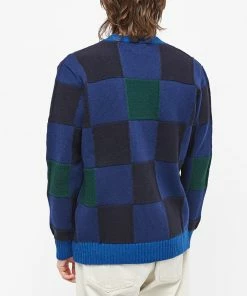 Country Of Origin Check Cardigan -Outlet Sweaters Store 26 10 2022 LL COO 202202 NNTD 3 1