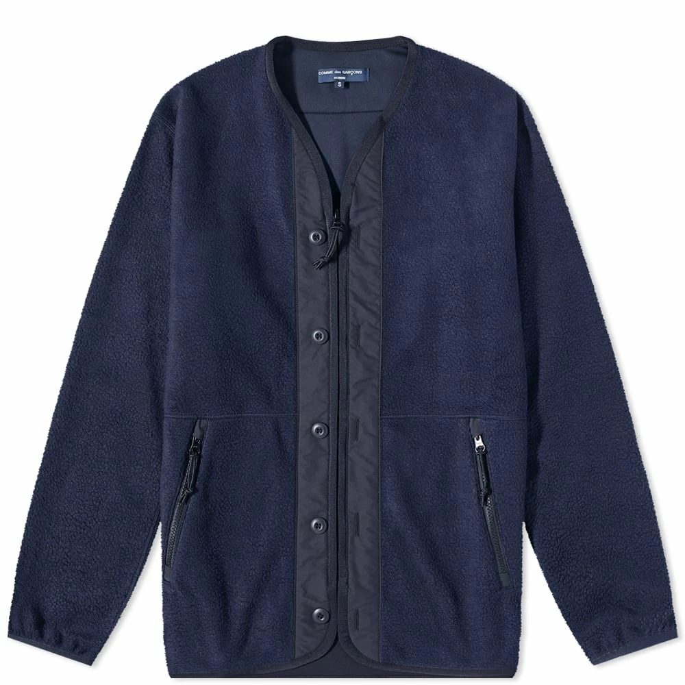 Comme Des Garçons Homme Boa Fleece Zip Liner 1 Comme Des Garçons Homme Boa Fleece Zip Liner