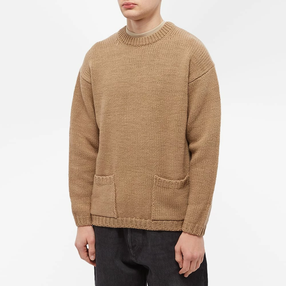 Auralee Pocket Crew Knit 2 Auralee Pocket Crew Knit - Image 2