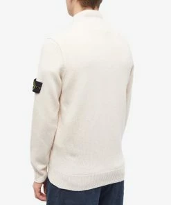 Stone Island Lambswool Quarter Button Knit 7 Stone Island Lambswool Quarter Button Knit -Outlet Sweaters Store 26 11 2022 AJ 7715540A3 V0080 8 1