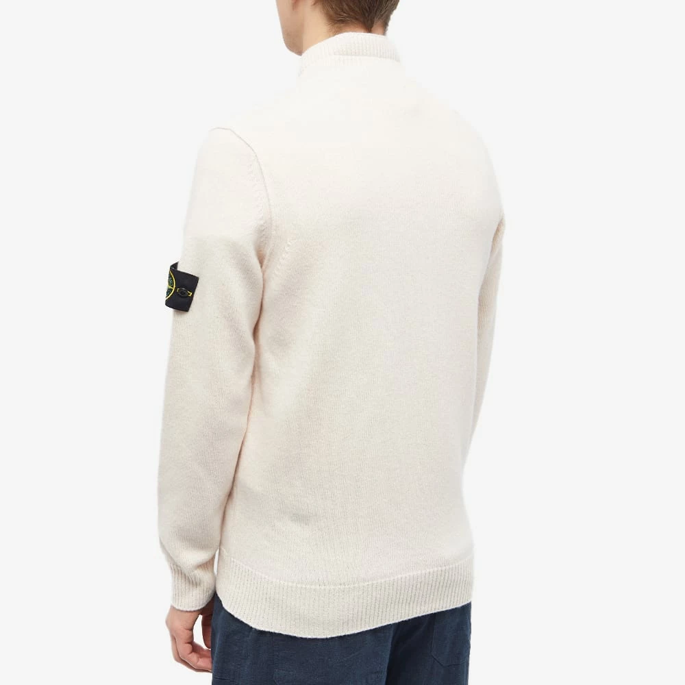 Stone Island Lambswool Quarter Button Knit 3 Stone Island Lambswool Quarter Button Knit - Image 3