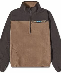 KAVU Winter Throwshirt Half Zip Fleece