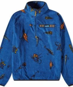 KAVU Winter Throwshirt Half Zip Fleece