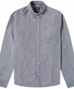 A.P.C. New Button Down Oxford Shirt