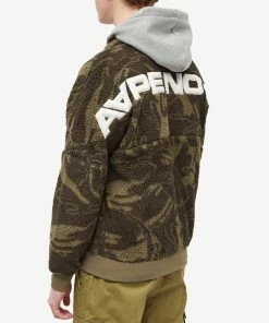 AAPE By A Bathing Ape AAPE AAPE Now Fleece Jacket -Outlet Sweaters Store 27 01 2023 SI AAPSWM3896XAJGRZ 8 1