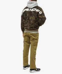 AAPE By A Bathing Ape AAPE AAPE Now Fleece Jacket -Outlet Sweaters Store 27 01 2023 SI AAPSWM3896XAJGRZ m9 1