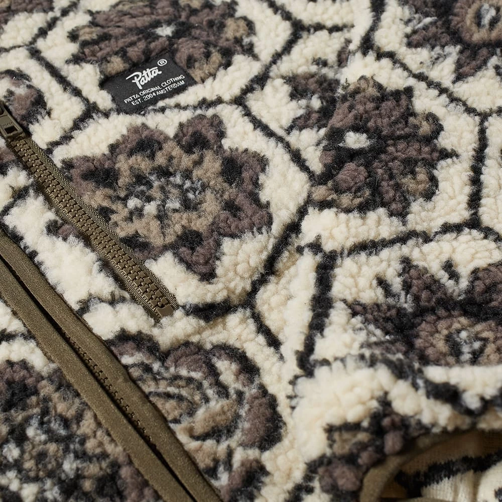 Patta Wall Flower Fleece Jacket 3 Patta Wall Flower Fleece Jacket - Image 3