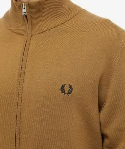 Fred Perry Classic Zip Through Cardigan -Outlet Sweaters Store 27 02 2023 SI K4534 P96 10 1