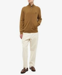 Fred Perry Classic Zip Through Cardigan -Outlet Sweaters Store 27 02 2023 SI K4534 P96 m9 1