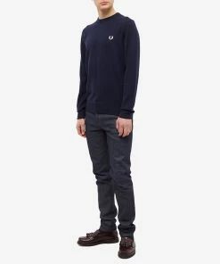 Fred Perry Crew Knit -Outlet Sweaters Store 27 02 2023 SI K9601 608 m9 1