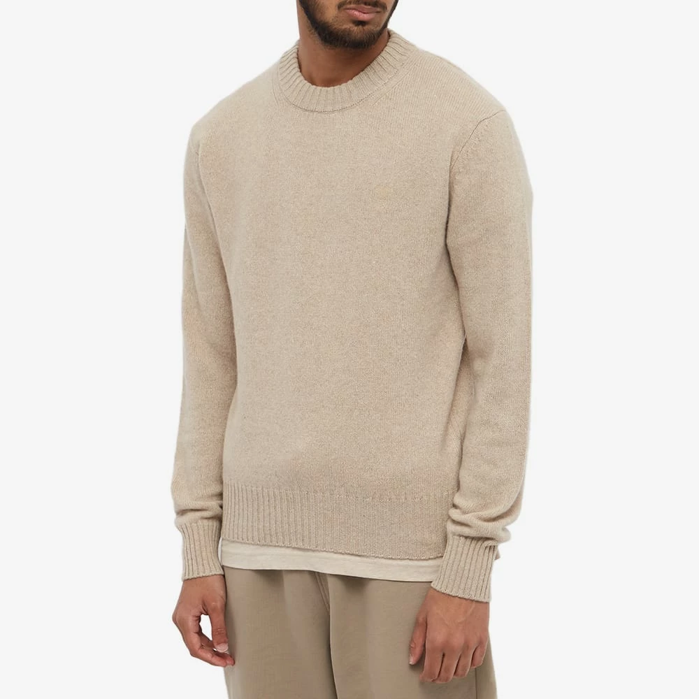 AMI Tonal Small A Heart Crew Knit 2 AMI Tonal Small A Heart Crew Knit - Image 2