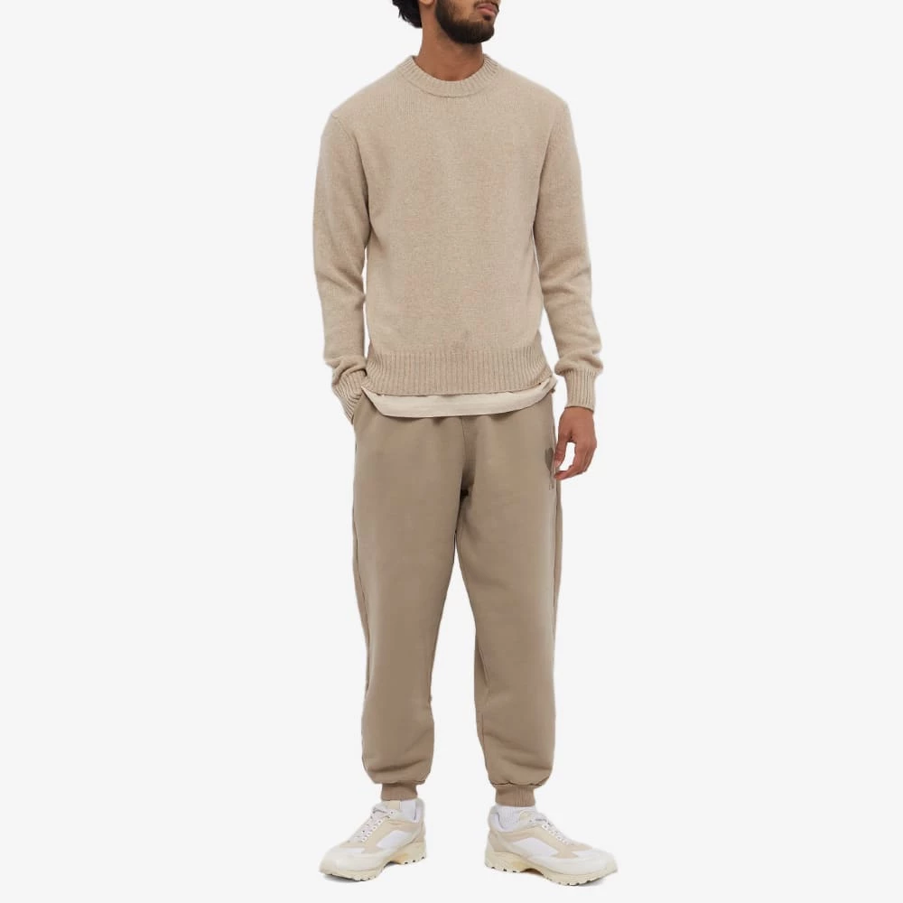 AMI Tonal Small A Heart Crew Knit 4 AMI Tonal Small A Heart Crew Knit - Image 4