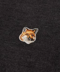 Maison Kitsune Maison Kitsuné Fox Head Patch Merino Crew Knit -Outlet Sweaters Store 27 07 2021 JB FM00528KT1036 ANM 3 1