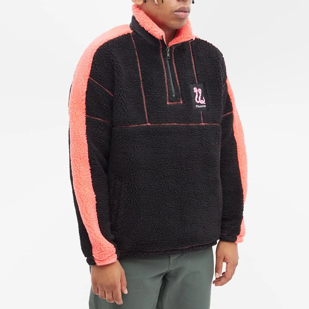 Pleasures Rewind Quarter Zip Fleece 2 Pleasures Rewind Quarter Zip Fleece - Image 2