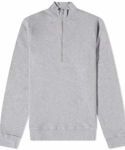 Sunspel Quarter Zip Knit