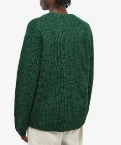 Auralee Alpaca Rib Knit 7 Auralee Alpaca Rib Knit -Outlet Sweaters Store 27 10 2022 SI A22AP02BL GRN 8 1