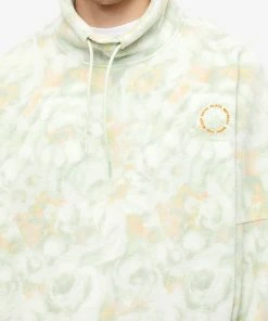 Martine Rose Floral Quarter Zip Fleece 9 Martine Rose Floral Quarter Zip Fleece -Outlet Sweaters Store 27 10 2022 TC MRAW22 123 GRFLOR 10 1