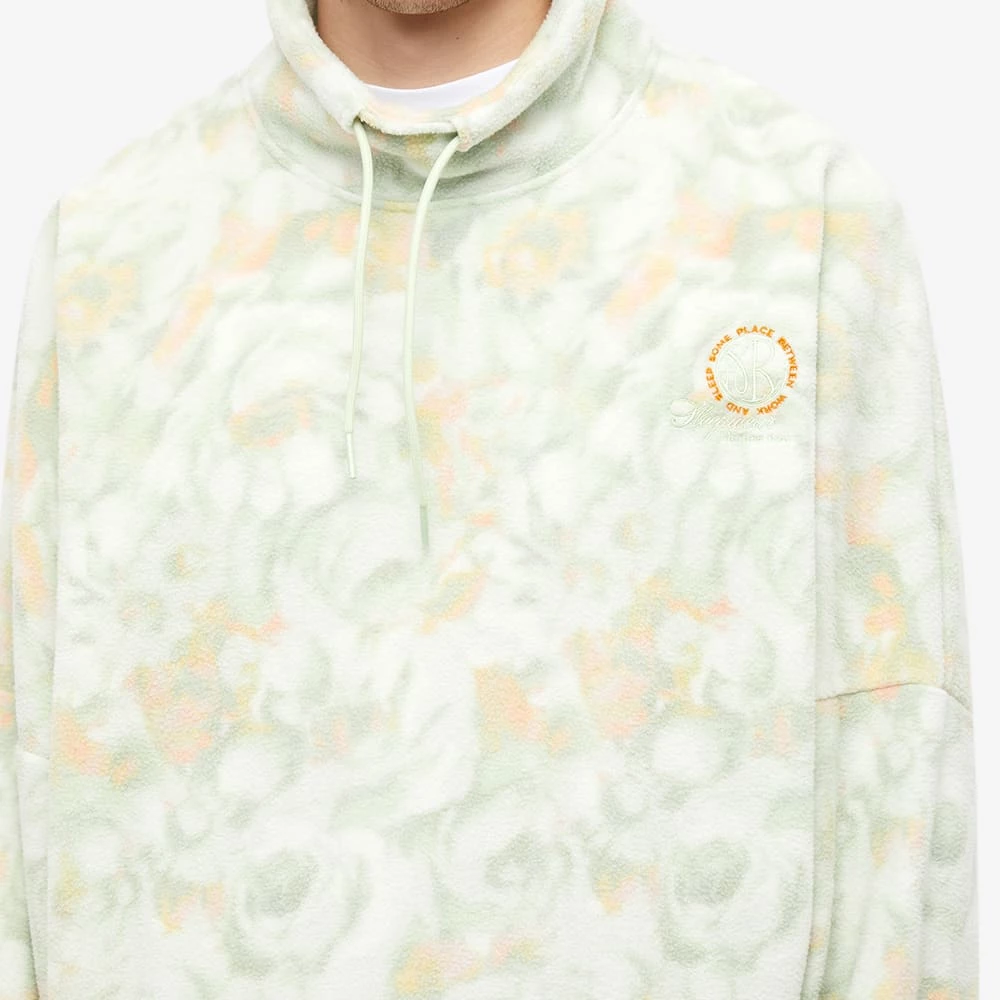 Martine Rose Floral Quarter Zip Fleece 5 Martine Rose Floral Quarter Zip Fleece - Image 5
