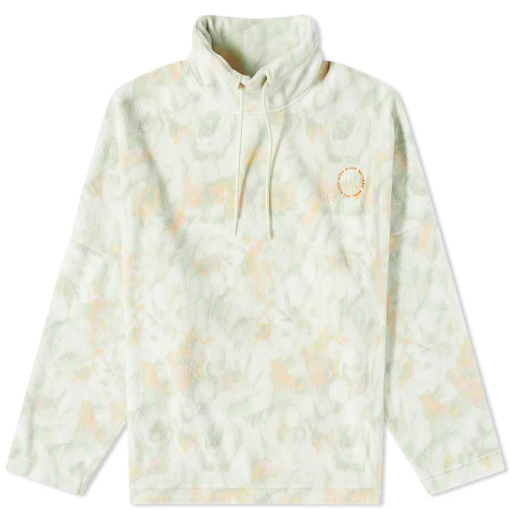 Martine Rose Floral Quarter Zip Fleece 1 Martine Rose Floral Quarter Zip Fleece