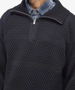 S.N.S. Herning Fisherman Quarter Zip Knit -Outlet Sweaters Store 27 10 2022 jb 175 00k u2019 5