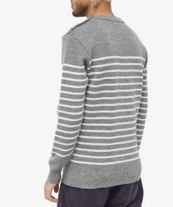 Armor-Lux Molene Stripe Sailor Crew Knit -Outlet Sweaters Store 27 11 2022 JA 70094 JRK 8 1