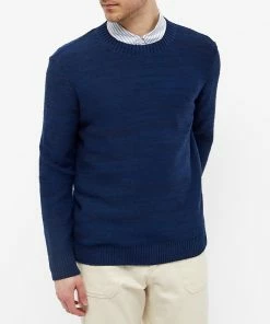 A.P.C. Mathias Crew Knit -Outlet Sweaters Store 27 12 2021 ML COEVY H23084 IAJ 7 1