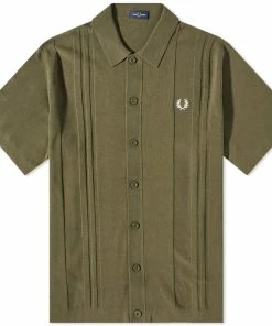 Fred Perry Button Through Knitted Shirt