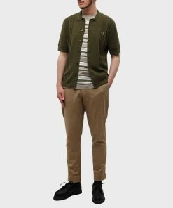 Fred Perry Button Through Knitted Shirt -Outlet Sweaters Store 28 02 2023 LB K5524 Q55 m9 1