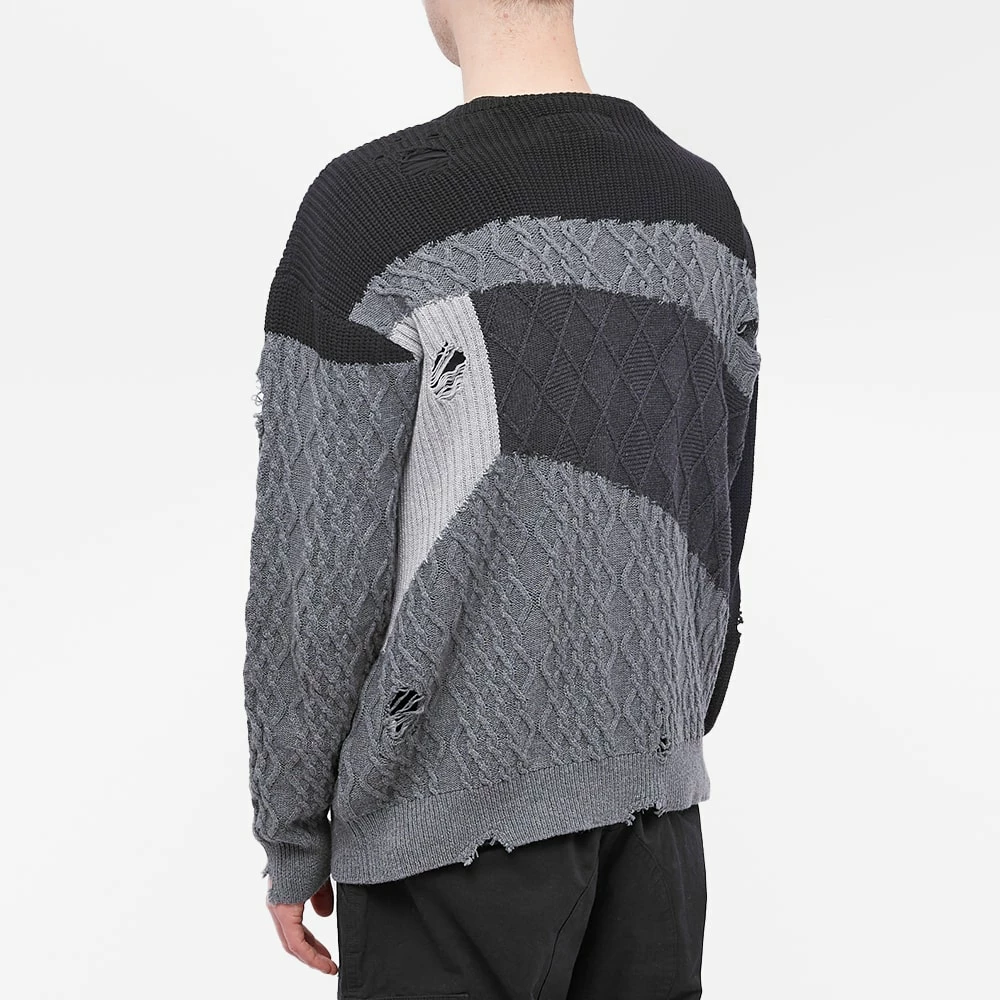 Neighborhood Patchwork Crew Knit 3 Neighborhood Patchwork Crew Knit - Image 3