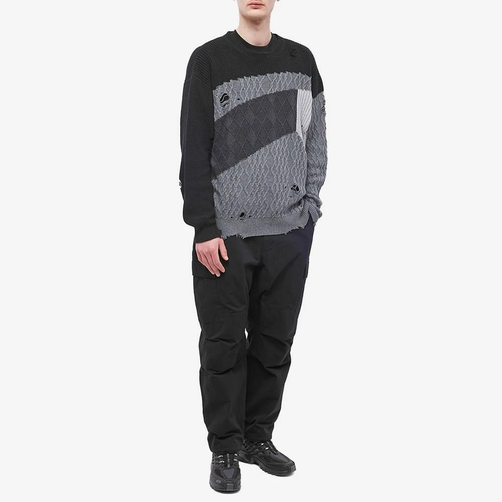 Neighborhood Patchwork Crew Knit 4 Neighborhood Patchwork Crew Knit - Image 4