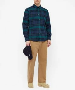 Barbour Ladle Tailored Check Shirt -Outlet Sweaters Store 28 06 2021 BLR MSH5059NY91 m9 1