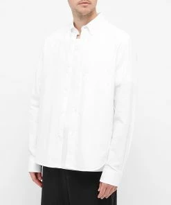 Kenzo Tiger Crest Oxford Button Down Shirt -Outlet Sweaters Store 28 06 2021 JD FB65CH4001LD 01 7 1