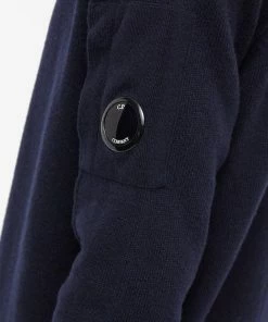 C.P. Company Arm Lens Crew Knit -Outlet Sweaters Store 28 06 2022 SI 13CMKN087A 005504A 888 5 1