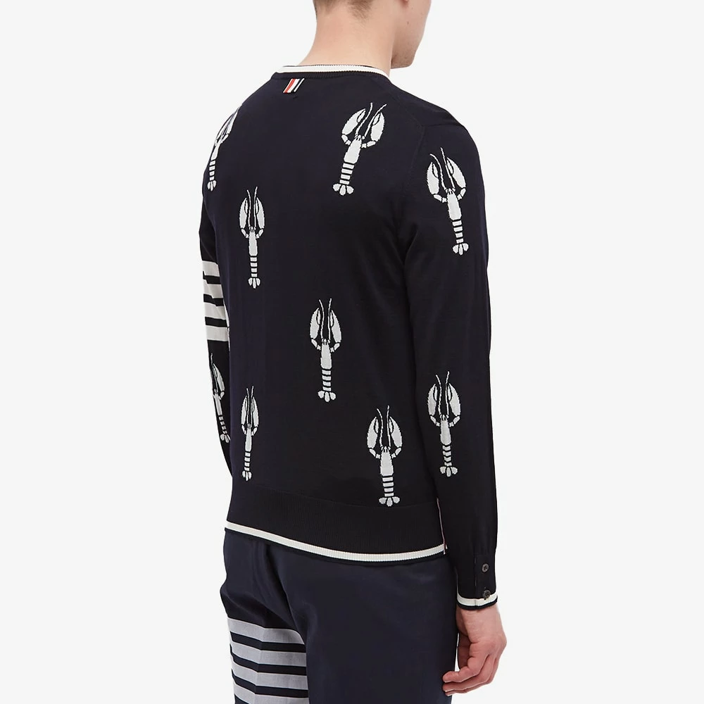Thom Browne Lobster Intarsia Crew Knit 3 Thom Browne Lobster Intarsia Crew Knit - Image 3