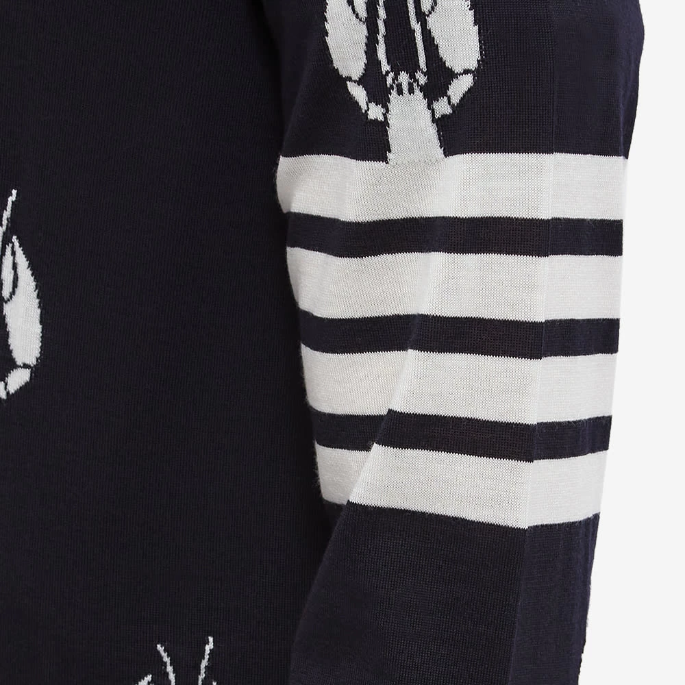 Thom Browne Lobster Intarsia Crew Knit 5 Thom Browne Lobster Intarsia Crew Knit - Image 5