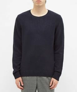 Colorful Standard Merino Wool Crew Knit -Outlet Sweaters Store 28 07 2020 CS5083 NBL 4 1