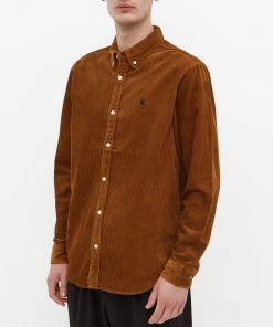 Carhartt WIP Madison Cord Shirt -Outlet Sweaters Store 28 09 2021 si i029958 0ja 7