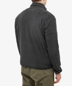 Goldwin Half Zip Micro Fleece Jacket -Outlet Sweaters Store 28 11 2022 JB GL32340 BK 3 1