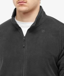 Goldwin Half Zip Micro Fleece Jacket -Outlet Sweaters Store 28 11 2022 JB GL32340 BK 5 1