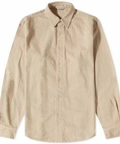 Auralee Botanical Dyed Selvedge Denim Shirt