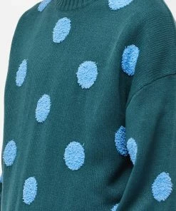 Brain Dead Polka Pile Crew Knit -Outlet Sweaters Store 28 11 2022 NS BDW22O12002638GR14 10 1