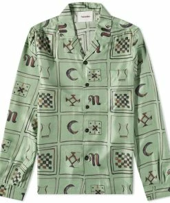 Nanushka Duco Camp Collar Shirt