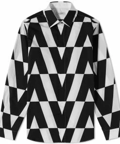 Valentino Optical Logo Overshirt