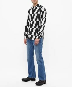 Valentino Optical Logo Overshirt -Outlet Sweaters Store 29 09 2021 SI WV0AB7657WM F62 m9 1