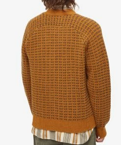 Universal Works Patterned Cardigan -Outlet Sweaters Store 29 09 2022 AJ 27410 CMN 8 1