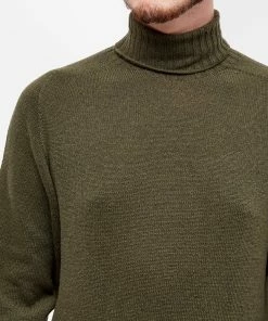 Officine Generale Seamless Turtleneck Knit -Outlet Sweaters Store 29 09 2022 gh w22mknt325 10