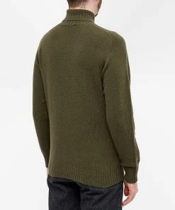 Officine Generale Seamless Turtleneck Knit -Outlet Sweaters Store 29 09 2022 gh w22mknt325 8